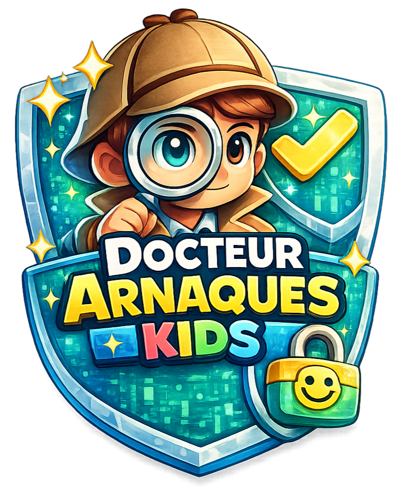 Logo Docteur Arnaques Kids